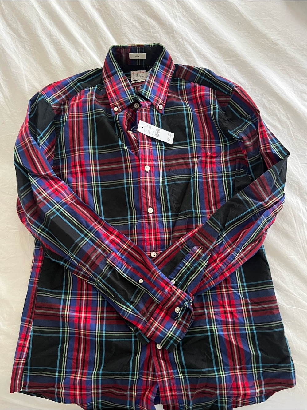 J. Crew Men's Plaid Button-Down Shirt